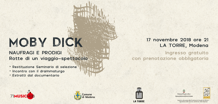 “Moby Dick: Naufragi e prodigi” il 17 novembre