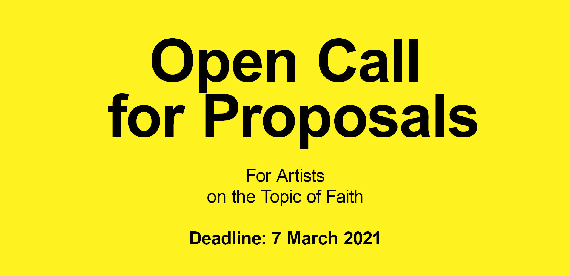 Open Call per il progetto Face To Faith